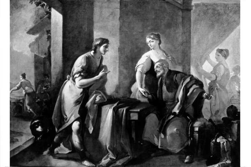 Giacobbe chiede in sposa Rachele a Labano - Pinacoteca Provinciale, Bari